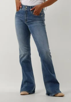 blauwe replay flared jeans newluz flare pants