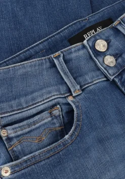 blauwe replay flared jeans newluz flare pants