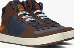 blauwe replay hoge sneakers cobra