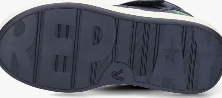 blauwe replay hoge sneakers cobra