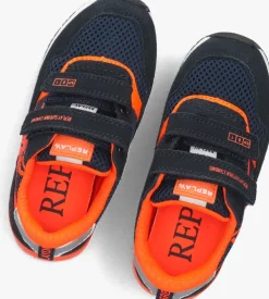 blauwe replay lage sneakers shoot kid 6