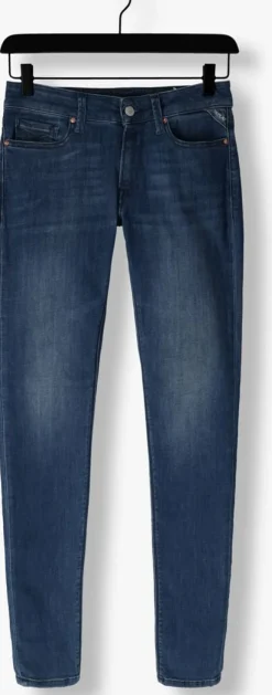 blauwe replay skinny jeans new luz pants