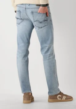 blauwe replay skinny jeans grover pants