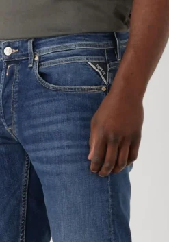 blauwe replay skinny jeans grover pants