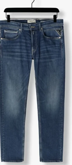blauwe replay skinny jeans grover pants