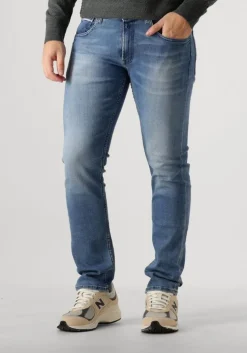 blauwe replay skinny jeans grover pants