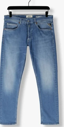 blauwe replay skinny jeans grover pants