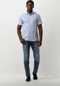 blauwe replay slim fit jeans anbass pants