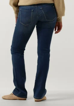 blauwe replay slim fit jeans new luz bootcut pants