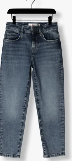 blauwe retour skinny jeans landon