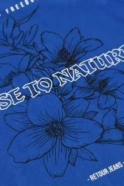 blauwe retour t-shirt nathan