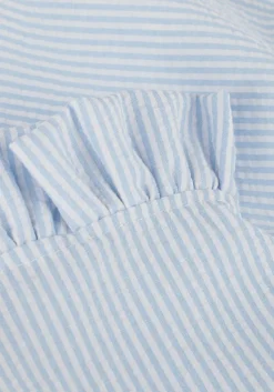 blauwe salty stitch broeken salty short met ruffles - salty stripes