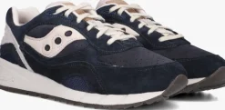 blauwe saucony lage sneakers shadow 6000 m