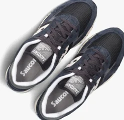 blauwe saucony lage sneakers shadow 6000 m