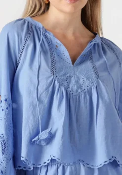 blauwe scarlett poppies blouses ashu top