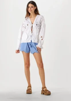 blauwe scarlett poppies korte broek ashanti shorts