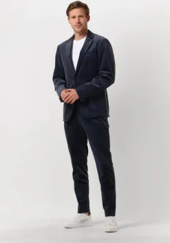 blauwe scotch & soda chino blake - corduroy pleated chino