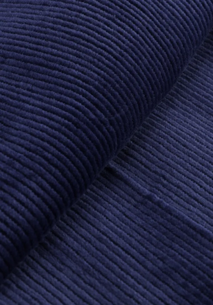 blauwe scotch & soda pantalon blake pleated corduroy chino