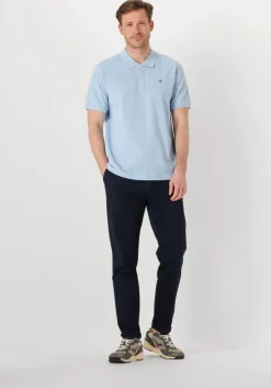 blauwe scotch & soda polo logo pique polo