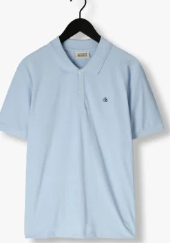blauwe scotch & soda polo logo pique polo