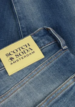 blauwe scotch & soda slim fit jeans ralston regular slim jeans