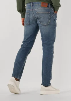blauwe scotch & soda slim fit jeans core the zee straight jeans