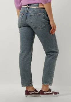 blauwe scotch & soda wide jeans the buzz slim boyfriend jeans - all tied up