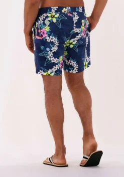blauwe scotch & soda zwembroeken recycled polyester printed swimshort