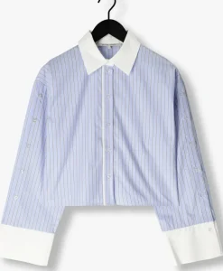 blauwe second female blouses alanis combi shirt