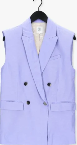 blauwe second female gilet ydunn waistcoat