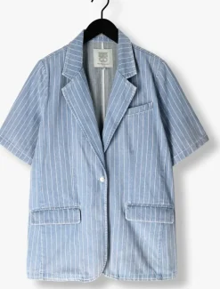 blauwe second female gilet layne ss blazer