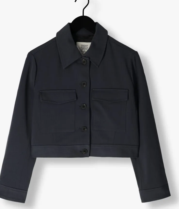 blauwe second female jack costa jacket
