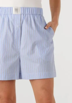 blauwe second female korte broek alanis shorts