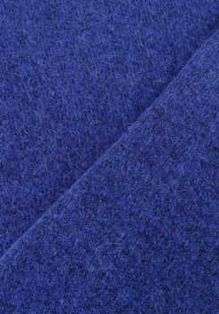 blauwe selected femme trui slflulu ls knit o-neck