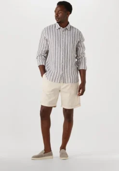 blauwe selected homme casual overhemd slhregkylian mix ls shirt