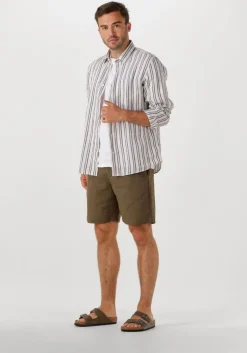 blauwe selected homme casual overhemd slhregkylian mix ls shirt