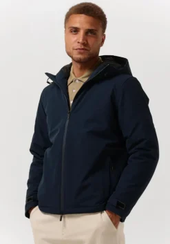 blauwe selected homme jack hatlas jkt b