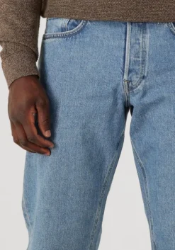 blauwe selected homme straight leg jeans slh196-straight ben kori jeans noos