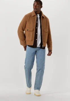 blauwe selected homme straight leg jeans slh196-straight ben kori jeans noos