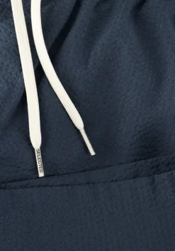 blauwe selected homme zwembroeken slhcooper seersucker swimshorts