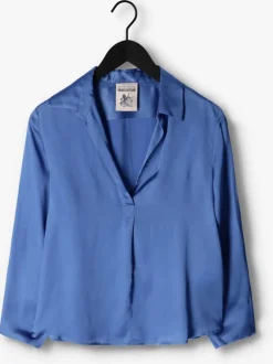 blauwe semicouture blouses timotha
