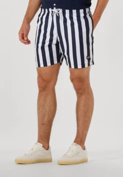 blauwe shiwi zwembroeken men swimshort broad stripe