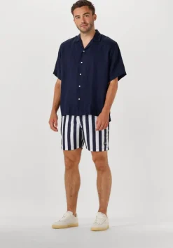 blauwe shiwi zwembroeken men swimshort broad stripe