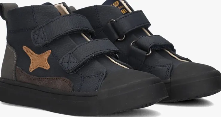 blauwe shoesme hoge sneakers sh24w041