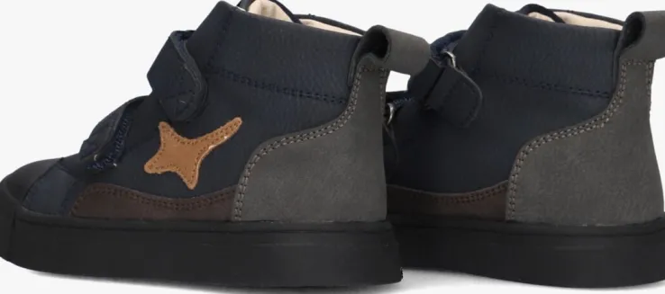 blauwe shoesme hoge sneakers sh24w041