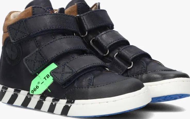 blauwe shoesme hoge sneakers ur21w043