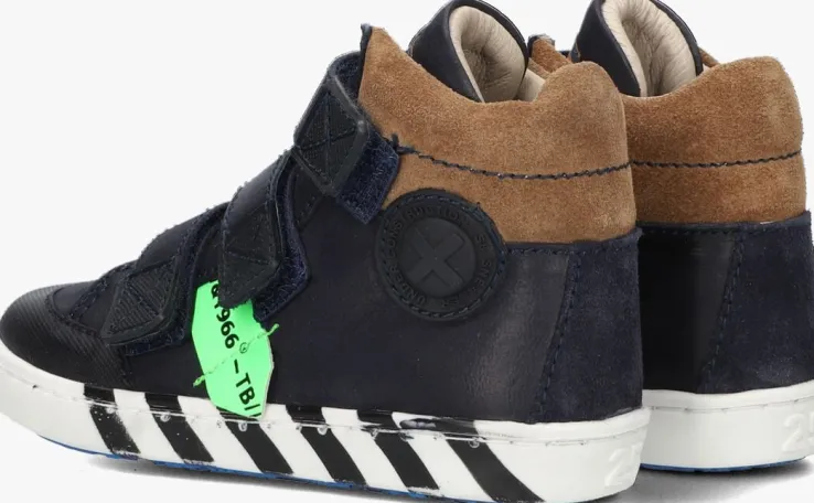 blauwe shoesme hoge sneakers ur21w043