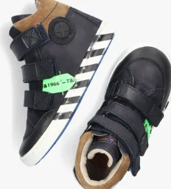 blauwe shoesme hoge sneakers ur21w043