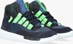 blauwe shoesme hoge sneakers rf21w041