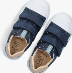 blauwe shoesme lage sneakers sh24s005